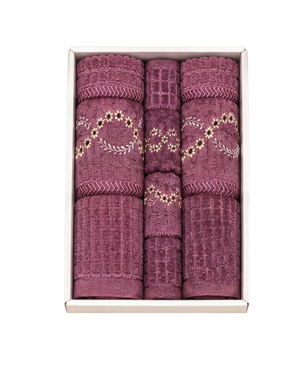 Dusty Purple Celebration towel set