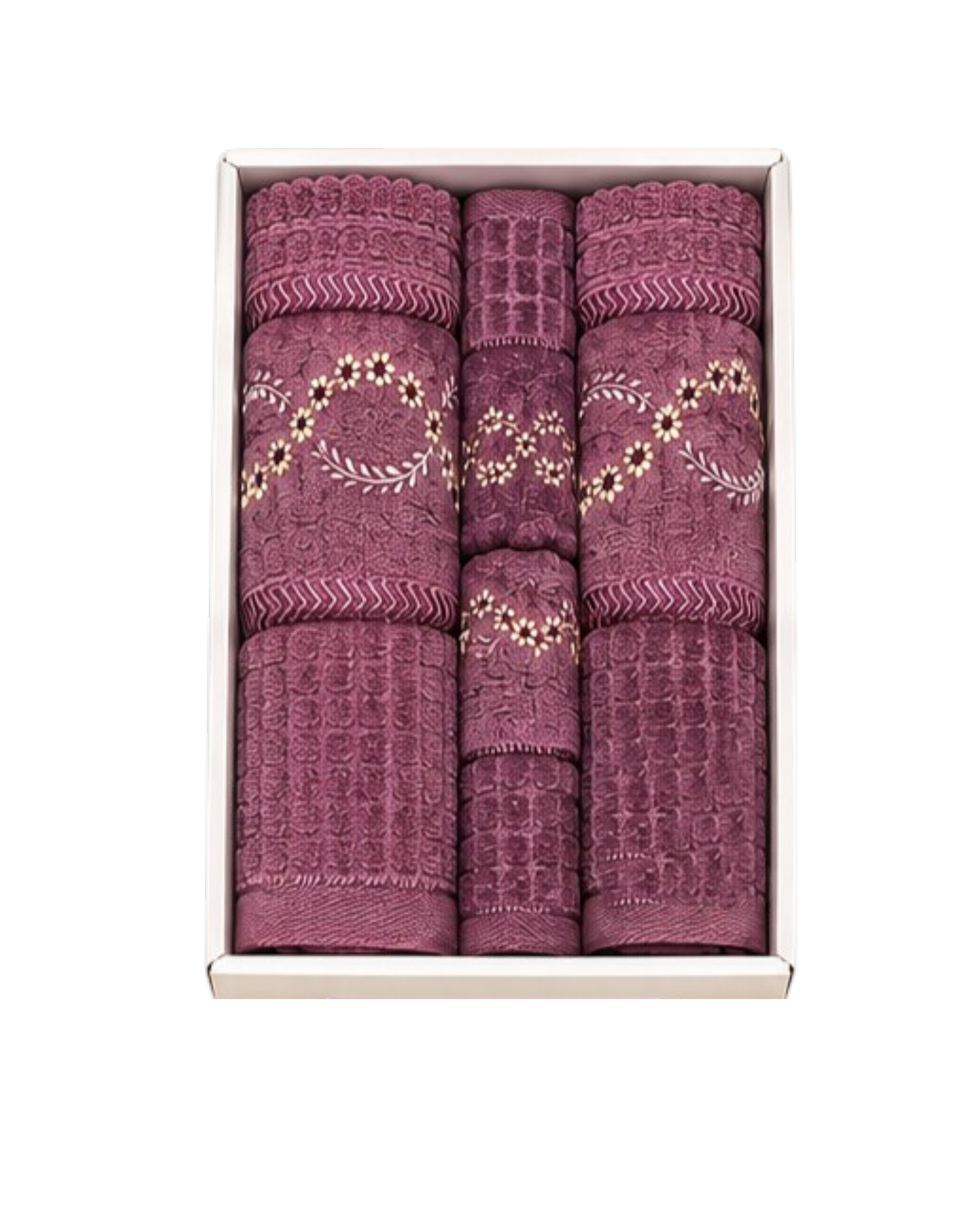 Dusty Purple Celebration towel set