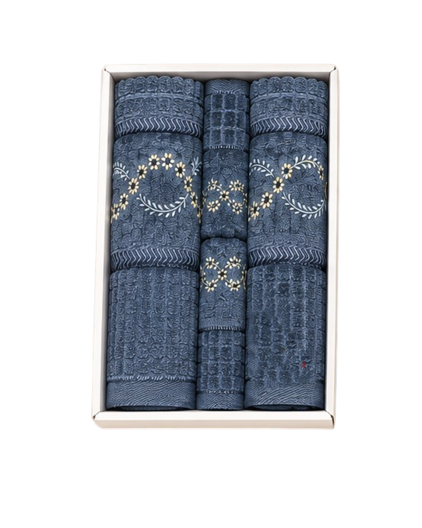 Dusty Blue Celebration towel set