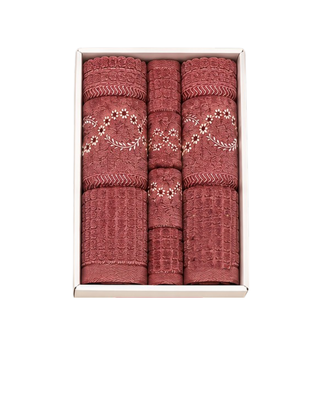 Dusty Rose Celebration towel set