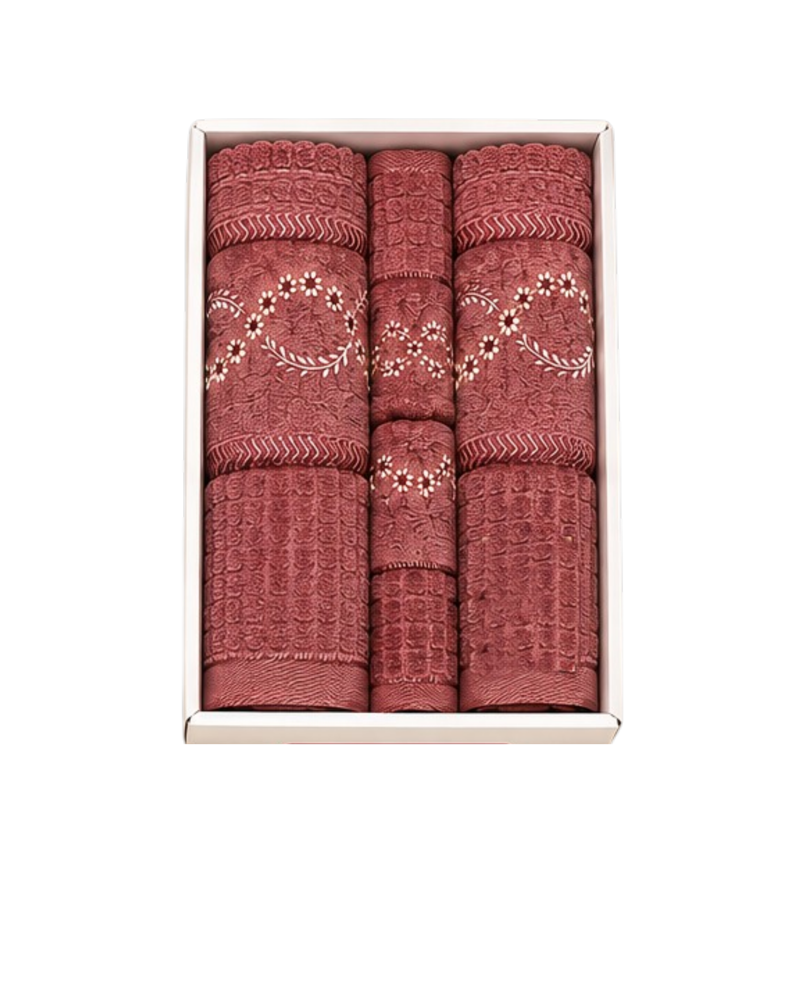Dusty Rose Celebration towel set